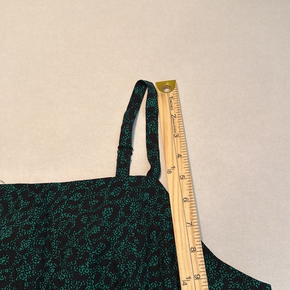 NWT Torrid Tea Length Challis Square Neck Dress Leopard Convo Bosphorus Size 2X - Picture 8 of 16